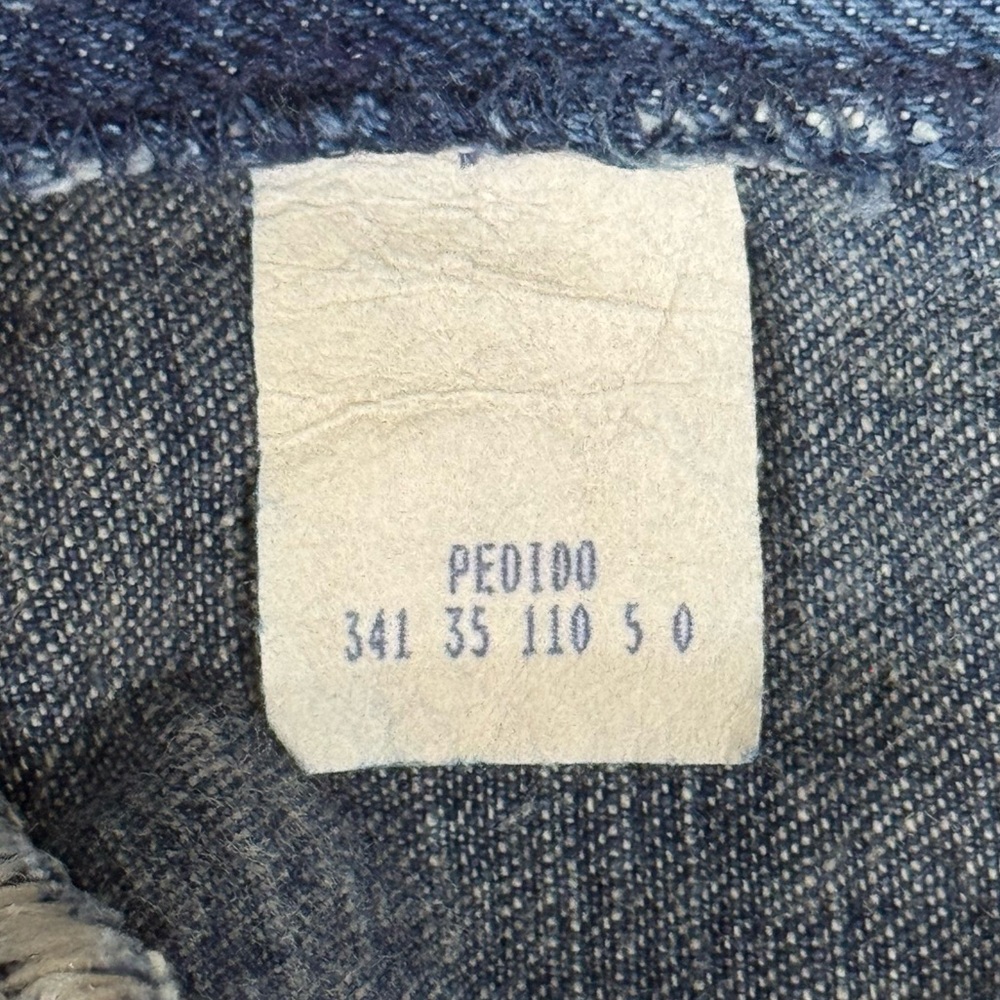 Vintage Y2K Clockhouse Grunge Hippie Patchwork Low Rise Denim Blue Jeans EUR 42 - Picture 11 of 13